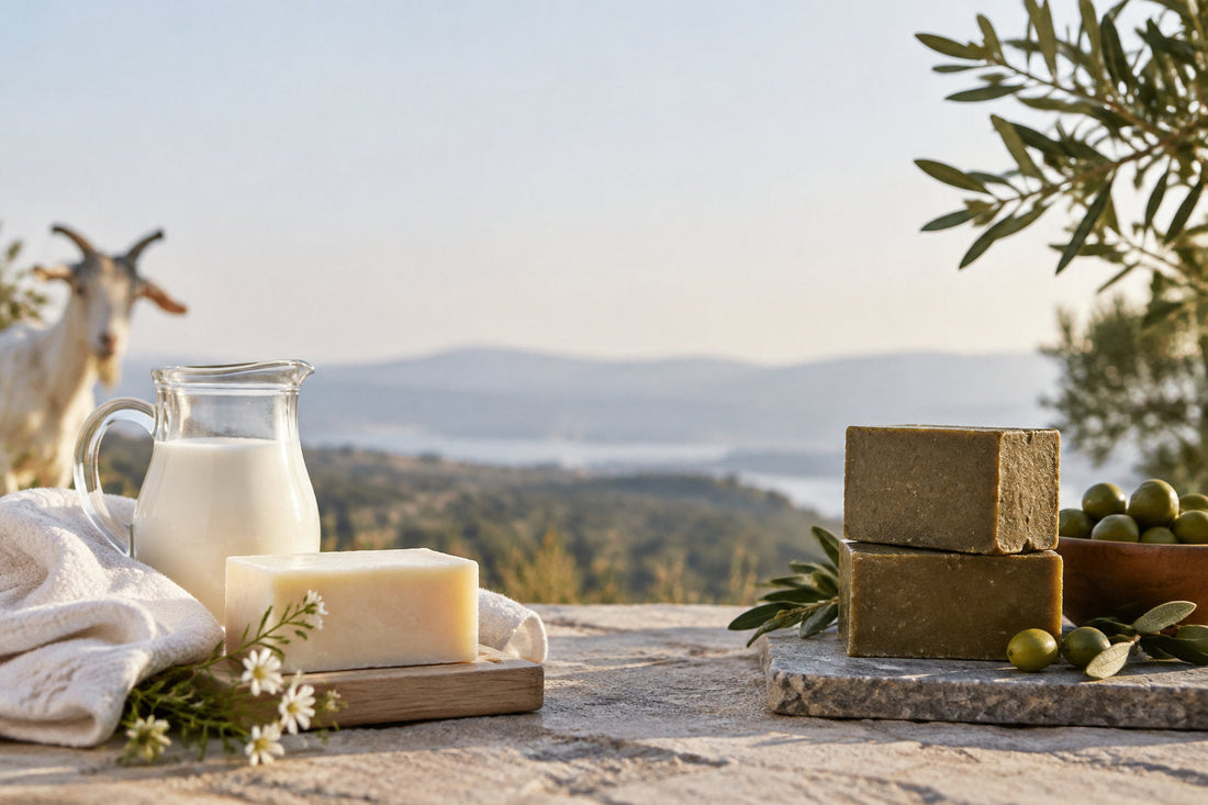 Goat milk soap vs aleppo soap for skin