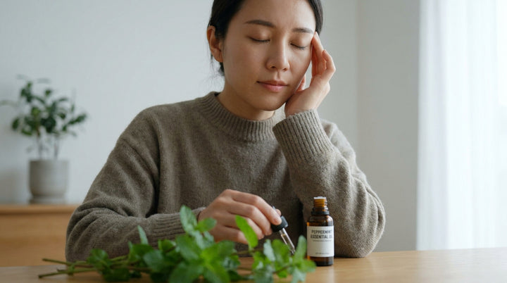 Comment utiliser l'huile essentielle de menthe poivrée contre les maux de tête