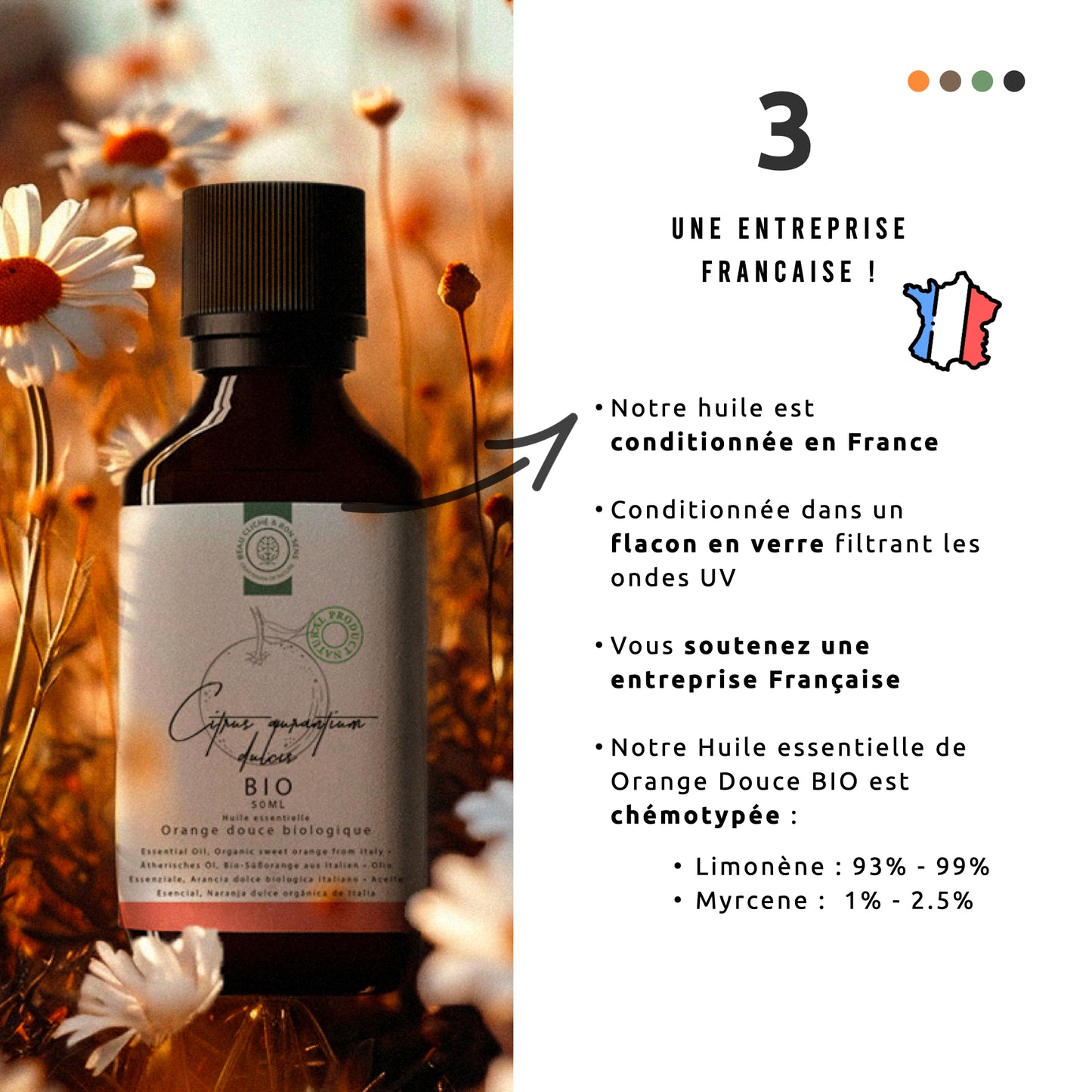 Huile Essentielle d'Orange douce d'Italie Bio