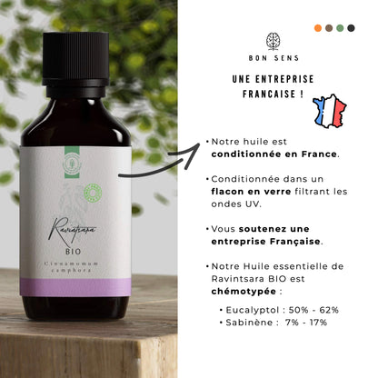 Huile Essentielle de Ravintsara Bio