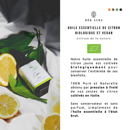 Huile Essentielle de Citron d'Italie Bio