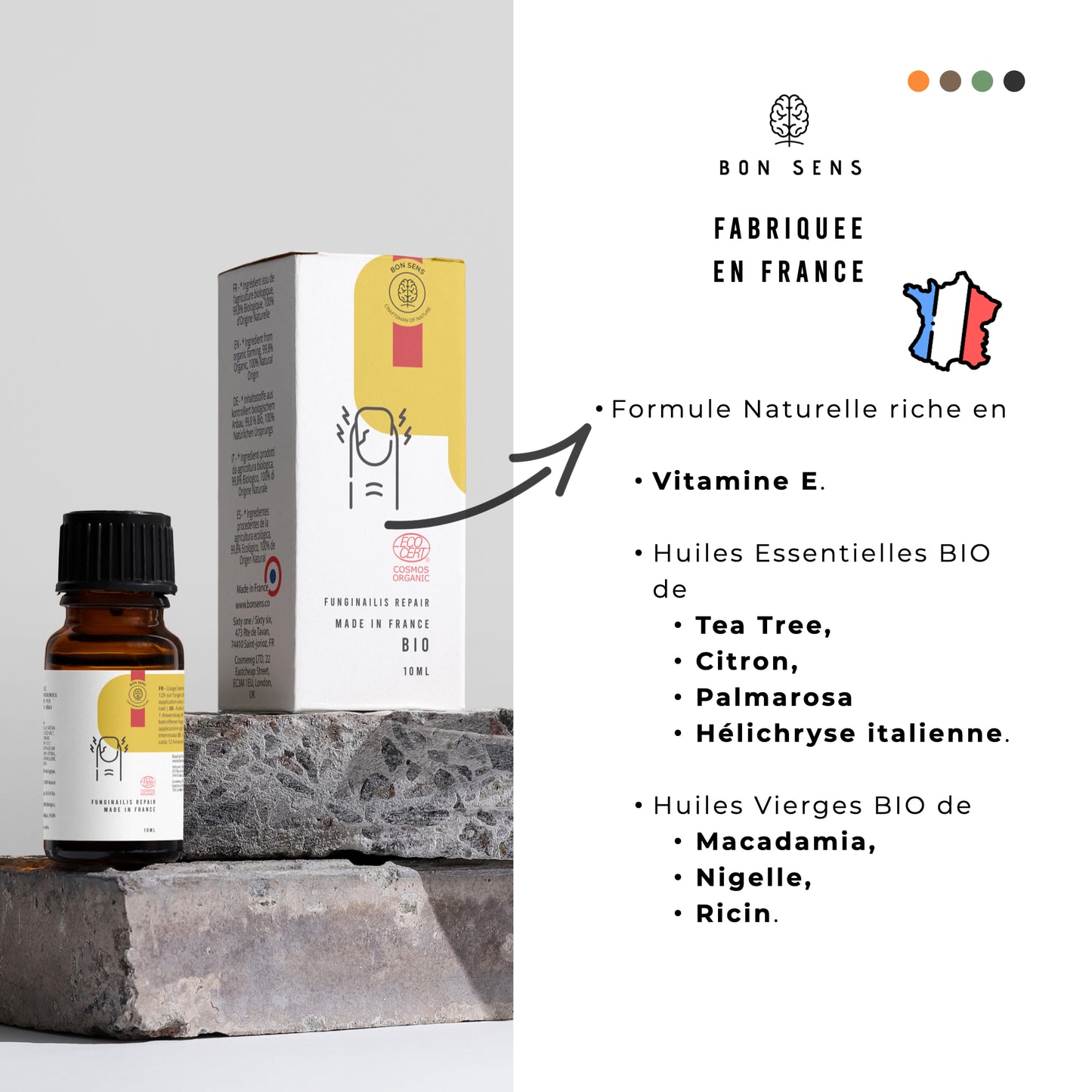 Mycose Ongles - Huile Réparatrices BIO pour les Ongles de Pieds