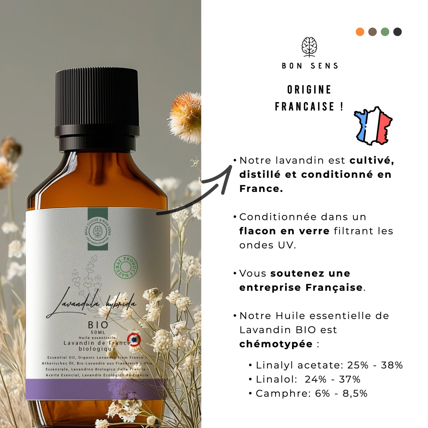 Huile Essentielle de Lavandin Bio