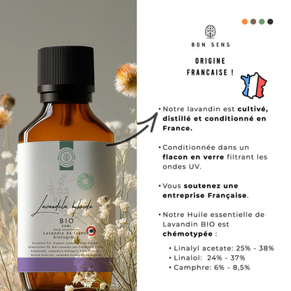 Huile Essentielle de Lavandin Bio