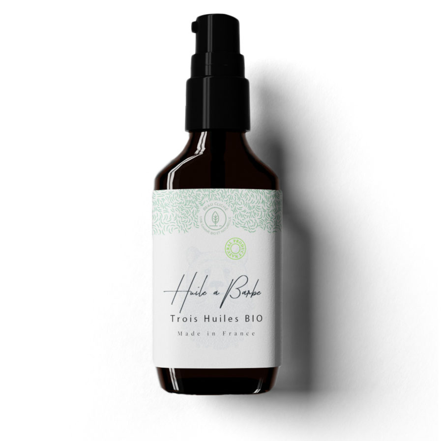 Huile à Barbe aux 3 huiles Bio